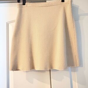 Theory Cream Textured Women's Skirt